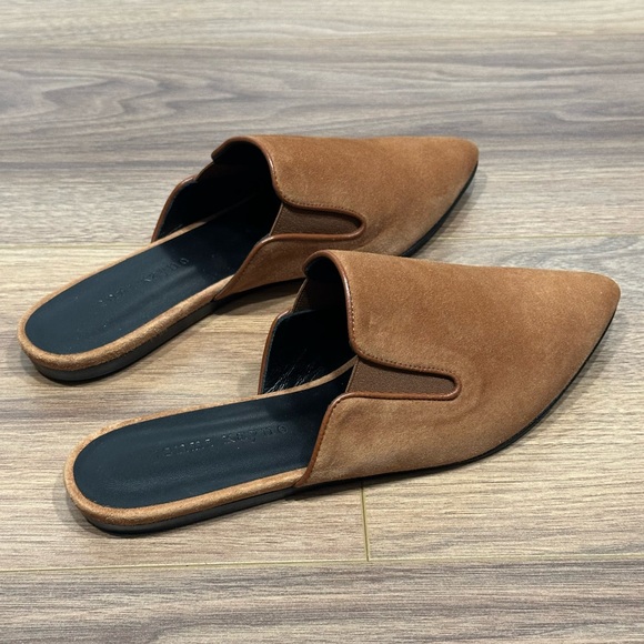 Jenni Kayne Suede Mules in Saddle Brown Size 38 / US 8 - Picture 5 of 13